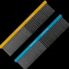 Limited Edition 7.5" Gold and Blue 50/50 Comb Set by PetStore.Direct