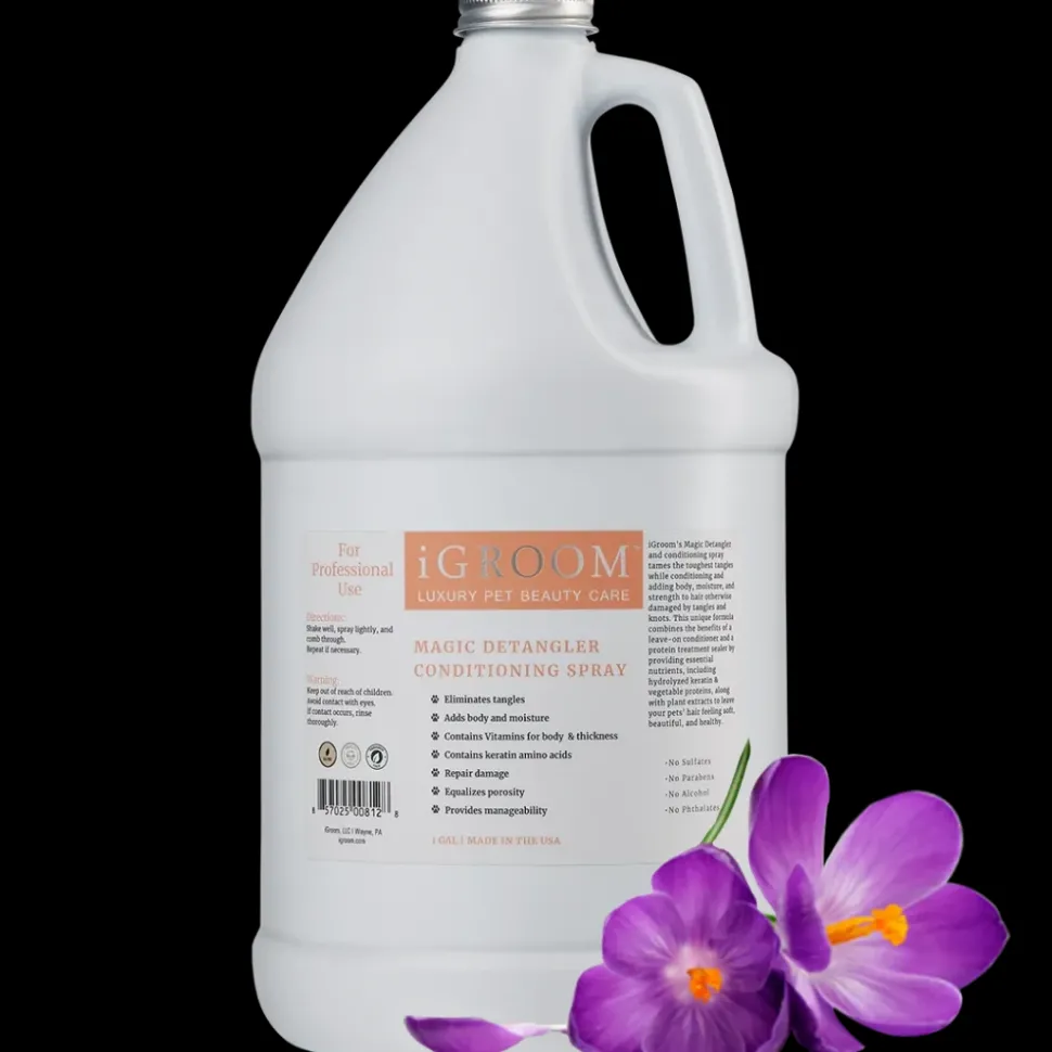 Magic Detangling Spray with Fragrance Gallon by iGroom