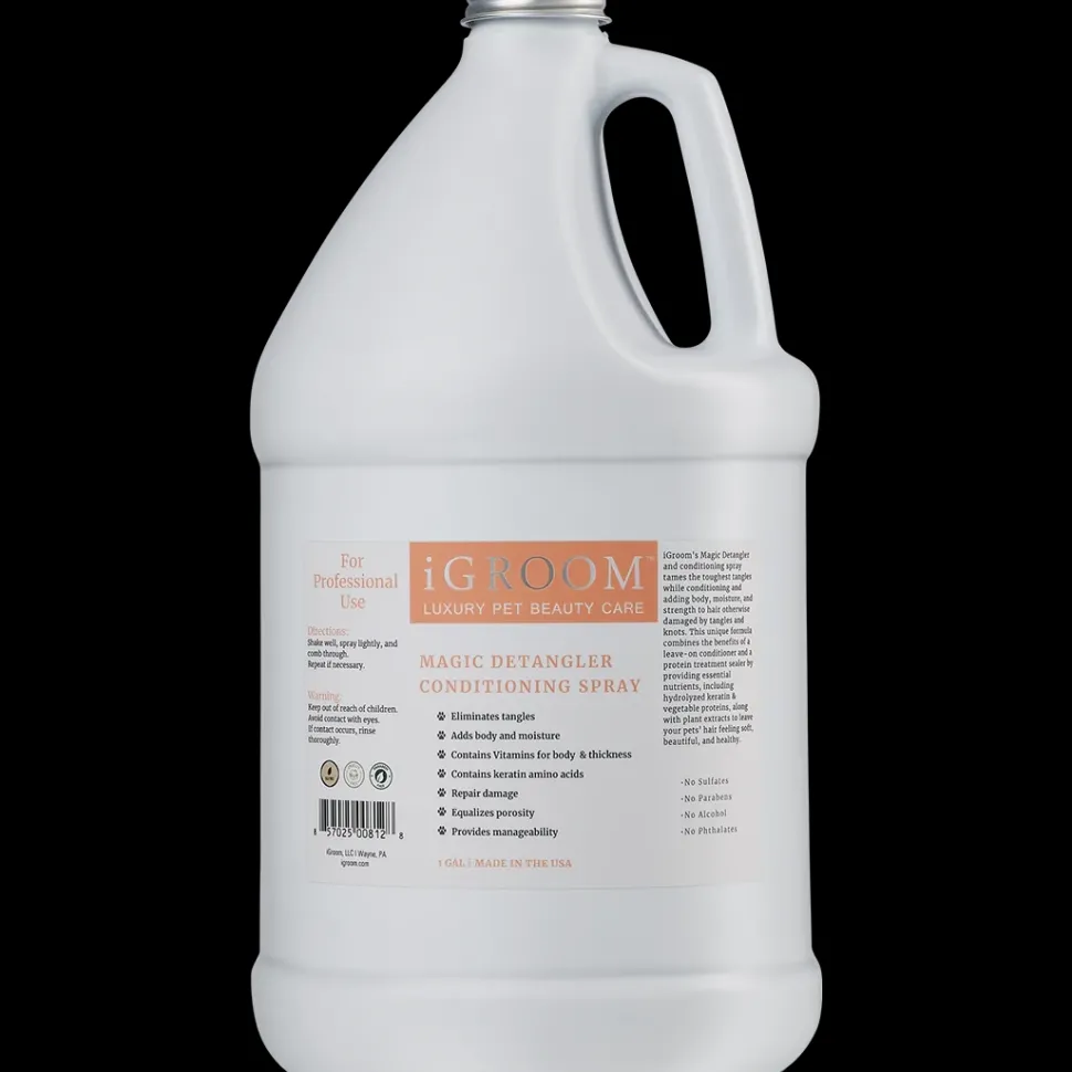 Magic Detangling Spray with Fragrance Gallon by iGroom