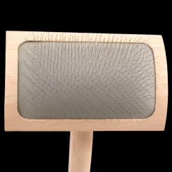 Mark Curved Back Medium Slicker Brush by Chris Christensen