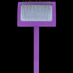 Medium Curved Purple Dematting Brush by PetStore.Direct