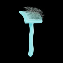 Medium Home Care Big G Teal Slicker Brush by Chris Christensen