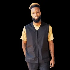Men's Black Waterproof Vest by Ladybird Line