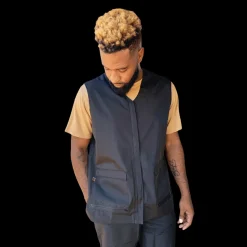 Men's Black Waterproof Vest by Ladybird Line