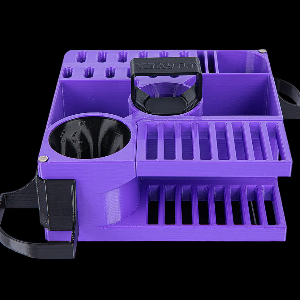 Mini Cube Tool Caddy Purple by Vanity Fur