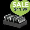 Mini Wide 6 Blade Holder Black by PetStore.Direct
