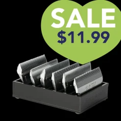 Mini Wide 6 Blade Holder Black by PetStore.Direct