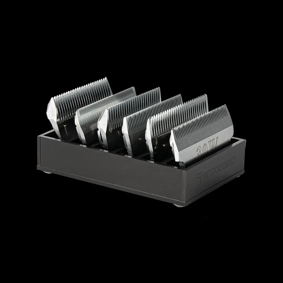 Mini Wide 6 Blade Holder Black by PetStore.Direct