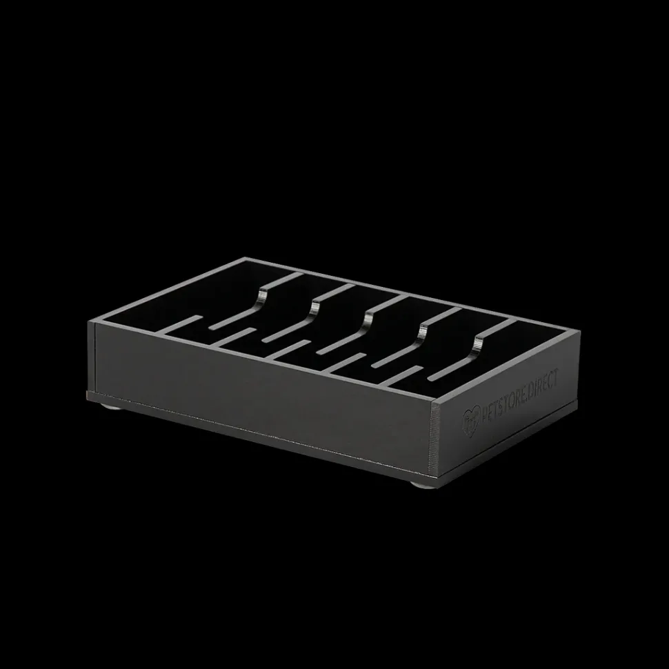 Mini Wide 6 Blade Holder Black by PetStore.Direct