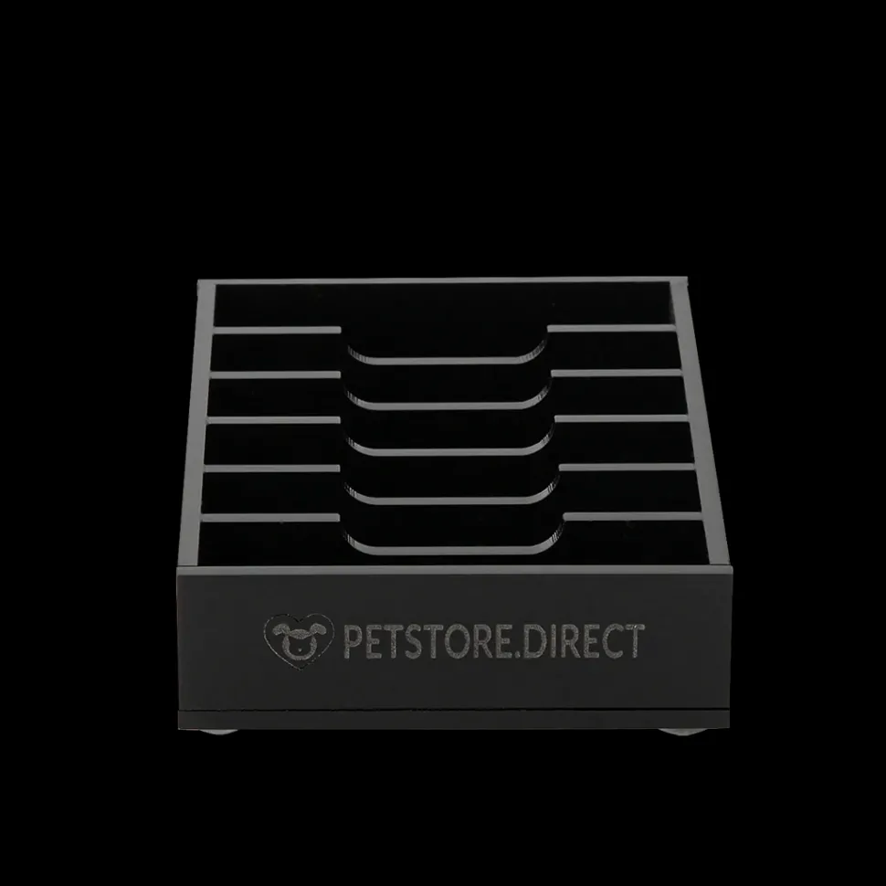 Mini Wide 6 Blade Holder Black by PetStore.Direct