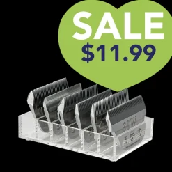 Mini Wide 6 Blade Holder Clear by PetStore.Direct