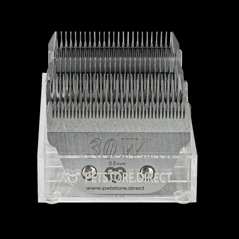 Mini Wide 6 Blade Holder Clear by PetStore.Direct