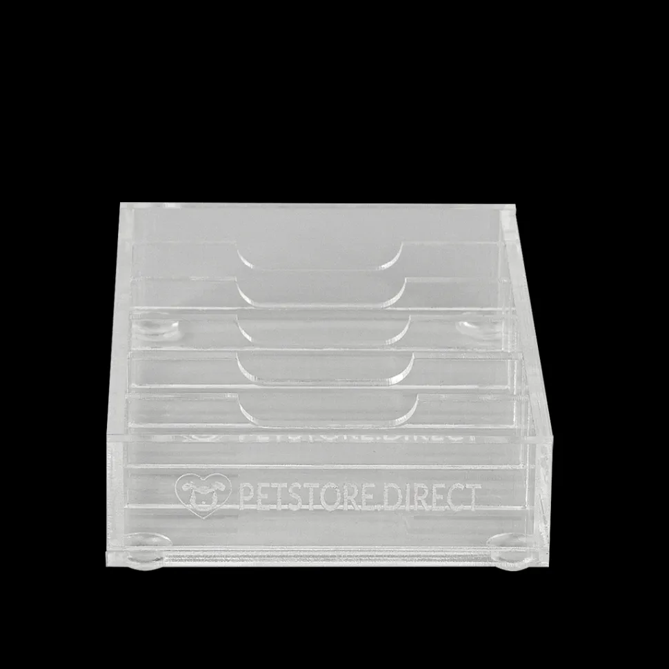 Mini Wide 6 Blade Holder Clear by PetStore.Direct