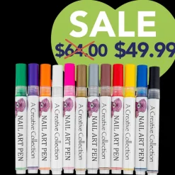 Nail Art Pen (Pack of 12) by A Creative Collection