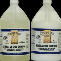 Natural De-shed Shampoo and Conditioner Gallon Bundle by Envirogroom