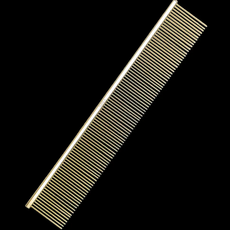 Niira 9" Koda Finishing Comb Gold by Irina Pinkusevich