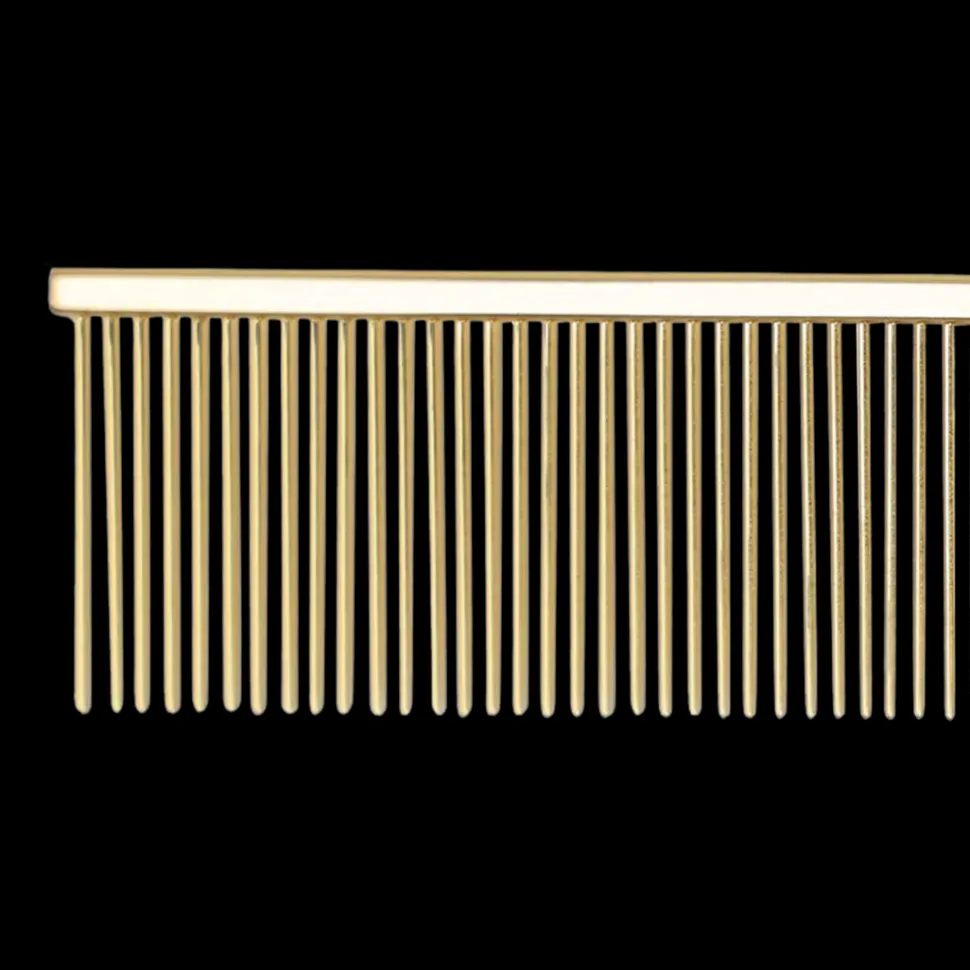 Niira 9" Koda Finishing Comb Gold by Irina Pinkusevich