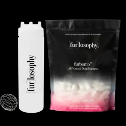 Pack of 100 Furbomb Shampoo Pod with Dilution Bottle by [Fur]losophy
