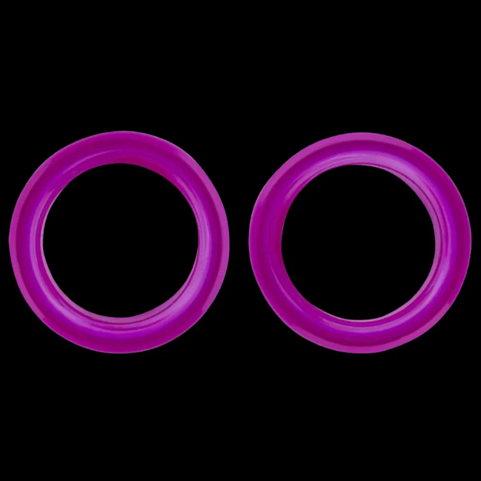Pack of 2 Premium Scissor Finger Ring Inserts in Magenta by PetStore.Direct