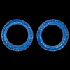 Pack of 2 Premium Scissor Finger Ring Inserts in Navy Sparkles by PetStore.Direct