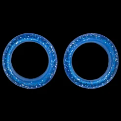 Pack of 2 Premium Scissor Finger Ring Inserts in Navy Sparkles by PetStore.Direct
