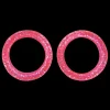 Pack of 2 Premium Scissor Finger Ring Inserts in Pink Sparkles by PetStore.Direct