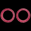 Pack of 2 Premium Scissor Finger Ring Inserts in Red Sparkles by PetStore.Direct