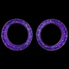 Pack of 2 Premium Scissor Finger Ring Inserts in Purple Sparkles by PetStore.Direct