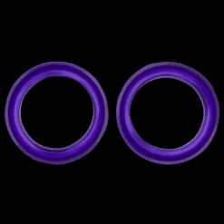 Pack of 2 Premium Scissor Finger Ring Inserts in Purple by PetStore.Direct
