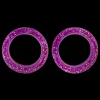 Pack of 2 Premium Scissor Finger Ring Inserts in Magenta Sparkles by PetStore.Direct
