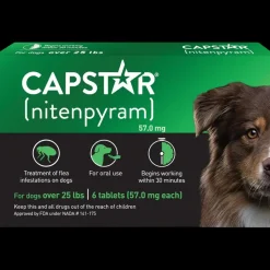 Pack of 6 Tablet For Flea Infestations Over 25Lb Dogs by Capstar