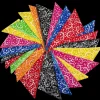 Paisley Bandanas - 60 Assorted Sizes and Patterns by Bandanas Unlimited