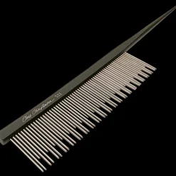 7" Parting Comb Dual Tooth Black by Chris Christensen