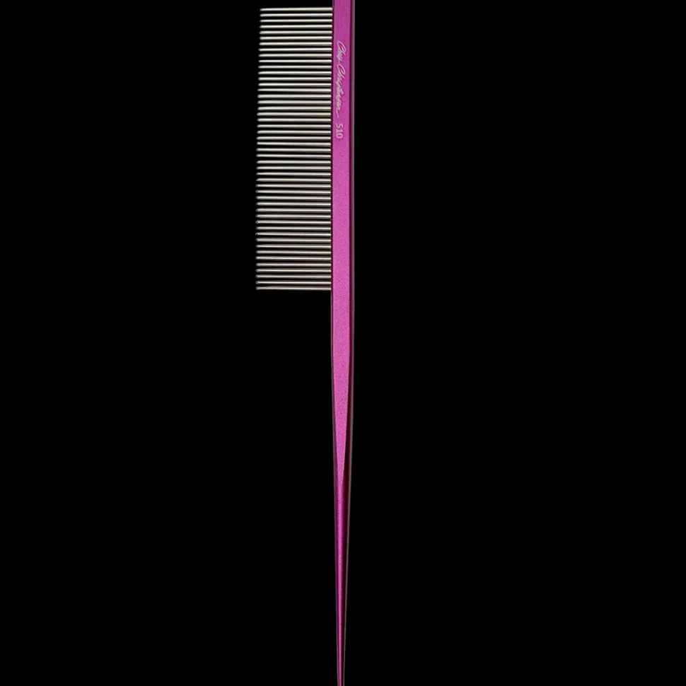7" Parting Comb Fine Tooth Purple by Chris Christensen