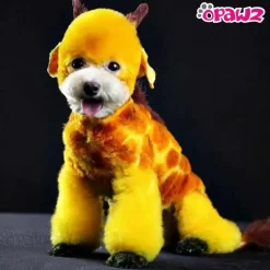 Permanent Dog Hair Dye Glorious Yellow 8oz by Opawz