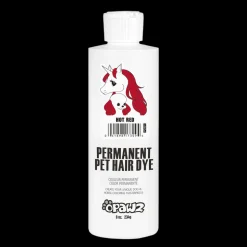 Permanent Dog Hair Dye Hot Red 8oz by Opawz