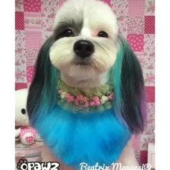 Permanent Dog Hair Dye Innocent Blue 8oz by Opawz