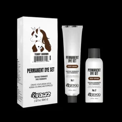 Permanent Dog Hair Dye Set Teddy Brown 2oz by Opawz