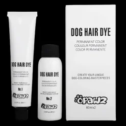 Permanent Dog Hair Dye Set Super Black 2oz by Opawz