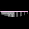 6.5" 50/50 Pink Half-Moon Comb by Zolitta