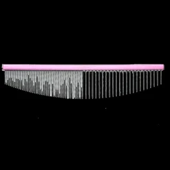 6.5" 50/50 Pink Half-Moon Comb by Zolitta