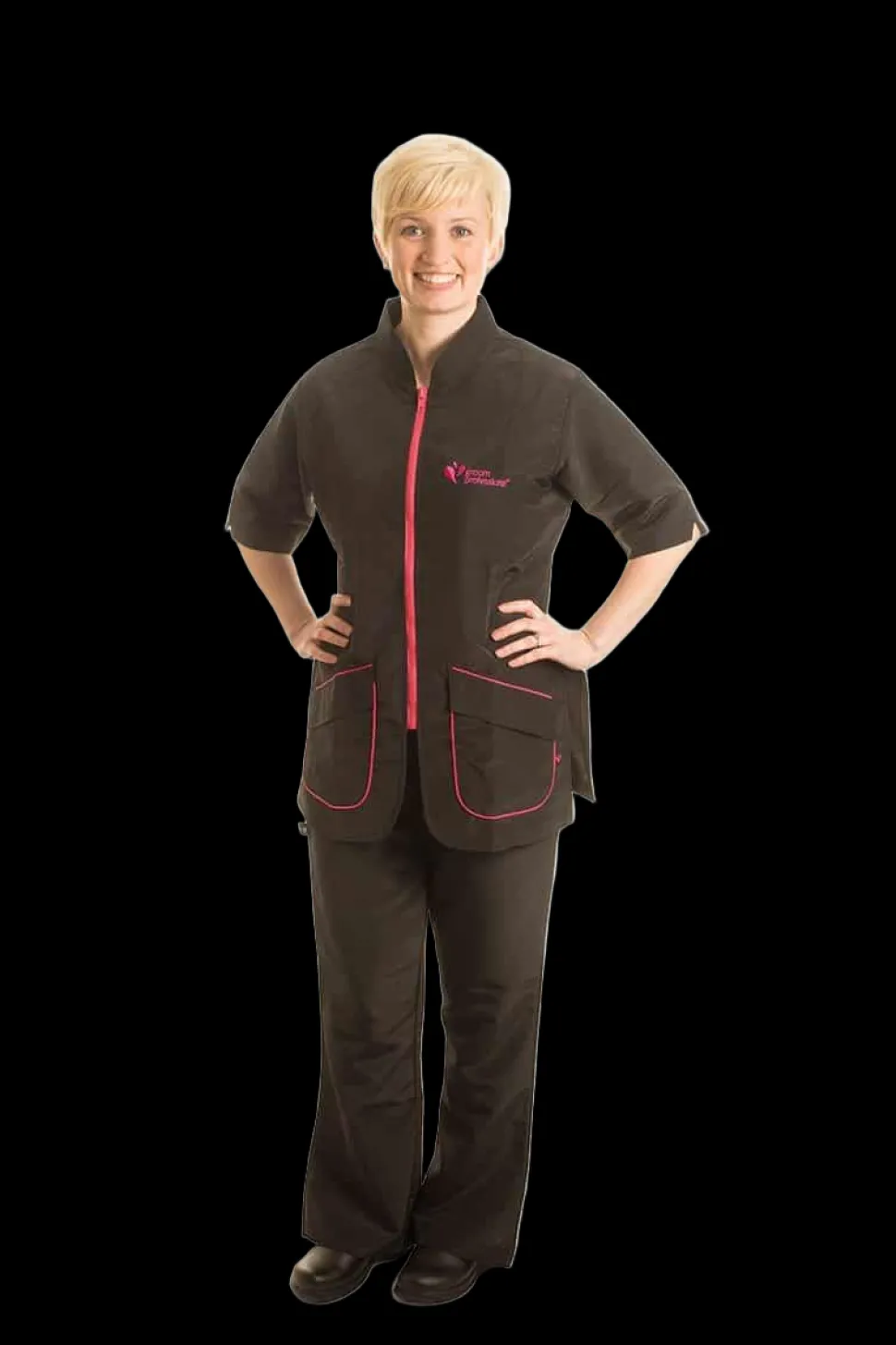 Pink Milano Grooming Jacket by Groom Professional