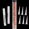 Pink Sparkle Feline Medium Nail Caps by Soft Claws