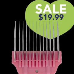 1 1/4″ Pink Wide Snap on Comb by PetStore.Direct