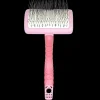Plastic Handle Medium Slicker Brush Pink by Zolitta