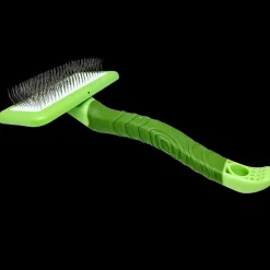 Plastic Handle Small Fluff Brush Green by Zolitta