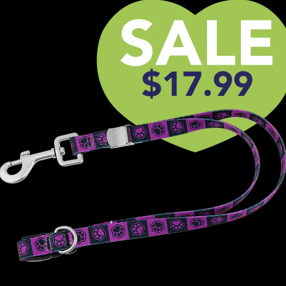 20" Polyester Loop Purple Checkers by Groom Loop