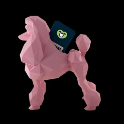 Poodle Business Card Holder Pink by Kumpe3D