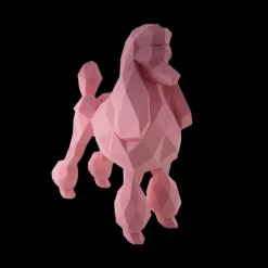 Poodle Business Card Holder Pink by Kumpe3D