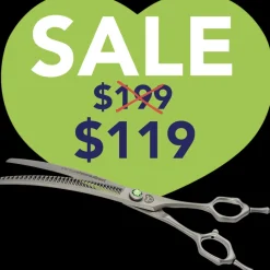 7" Premium Hybrid 30T Curved Chunker Shear by PetStore.Direct